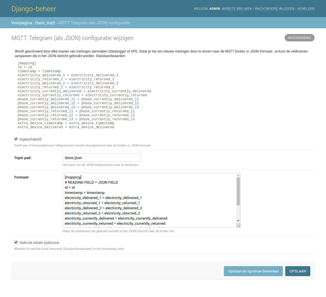 MQTT JSON Telegram